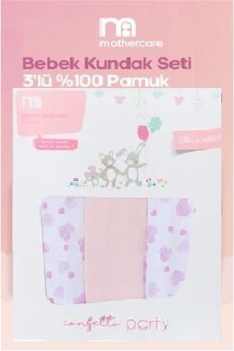 MOTHERCARE Confety Party 3'lü Kundak Battaniye Seti