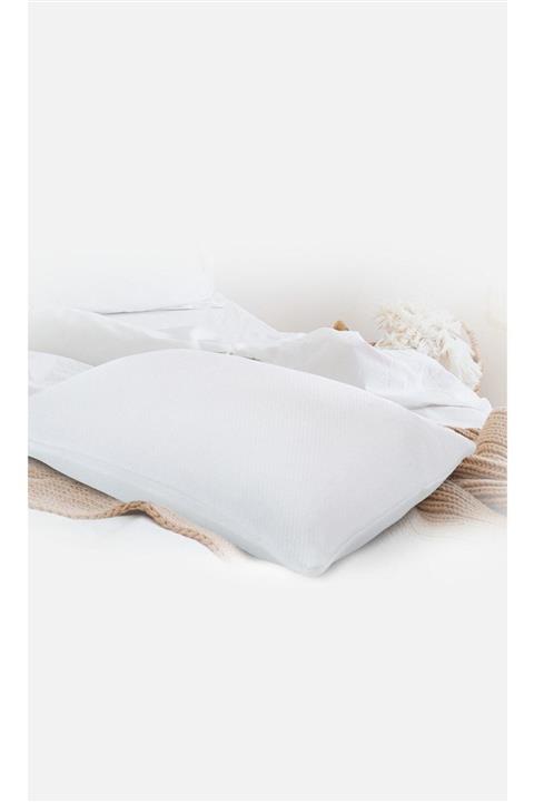 Elyaf Sepeti Visko Uyku Yastığı Premium Kılıflı 1300 gr Dolgulu % 100 Visco Sünger 50x70 Ebatında