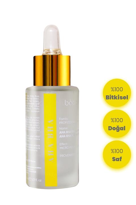 Bade Natural Aha Bha Peeling Etkili Yüz Serumu 30 ml