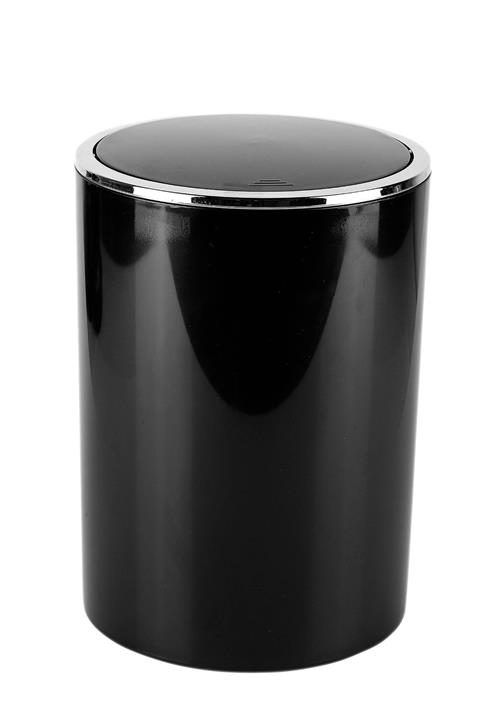Prima Nova Siyah  Lenox Çöp Kovası 6 lt