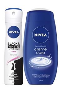 Nivea Beyaz Vücut Spreyii Duş Jeli Hediyeli