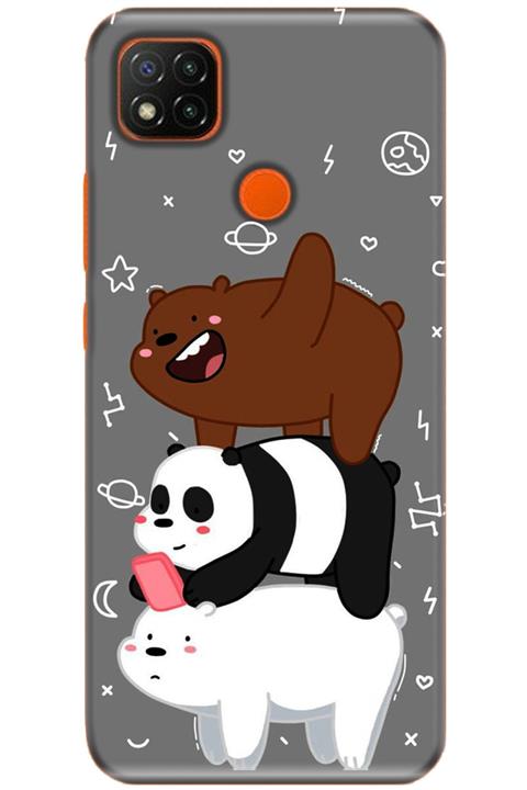 Xiaomi Redmi 9c Kılıf Silikon Baskılı Desenli Arka Kapak