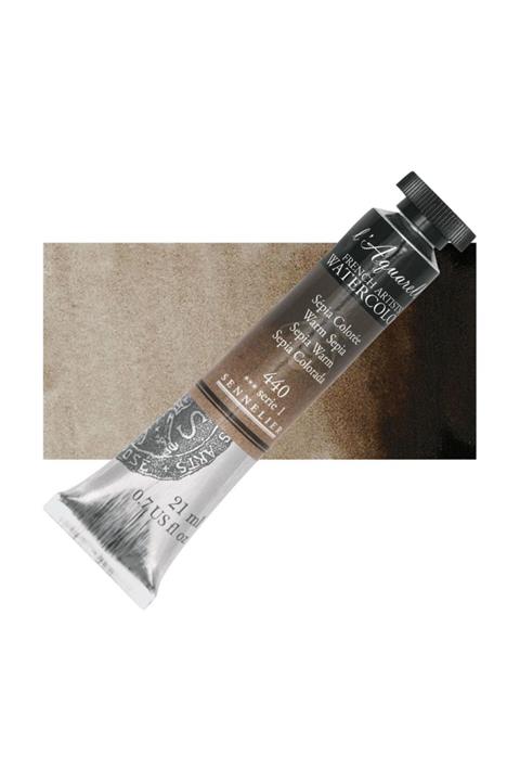 Sennelier Artist Tüp Sulu Boya 21ml Seri 1 No:440 Warm Sepia
