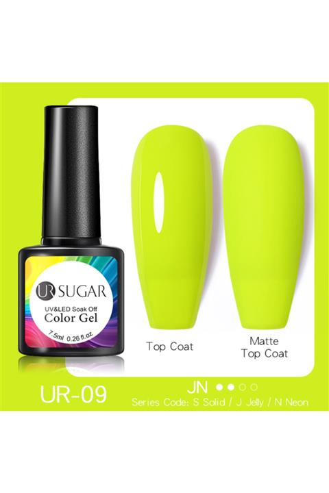 URSUGAR Ur Sugar Neon (floresan)oje Karanlıkta Parlayan Kalıcı Oje (7,5ml)09