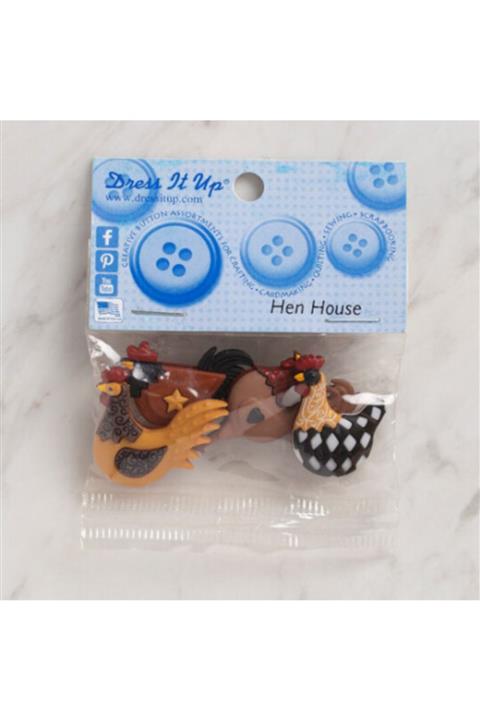 Dress it Up Aksesuar Düğme (hen House)
