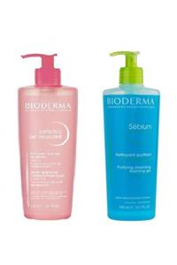 Bioderma Sensibio Foaming Gel 500 ml &  Sebium Foaming Gel 500 ml Avantajlı Set