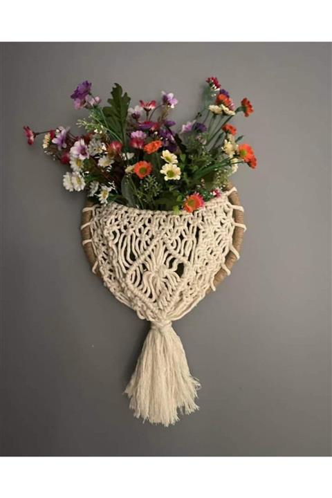 Güldenizin hobi dünyası Makrome Duvar Ve Kapı Süsü