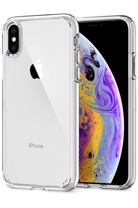 Telefon Aksesuarları Iphone Xs Max Kılıf Şeffaf Hibrit Silikon Esnek Tam Koruma