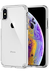 Telefon Aksesuarları Iphone Xs Max Kılıf Şeffaf Hibrit Silikon Esnek Tam Koruma