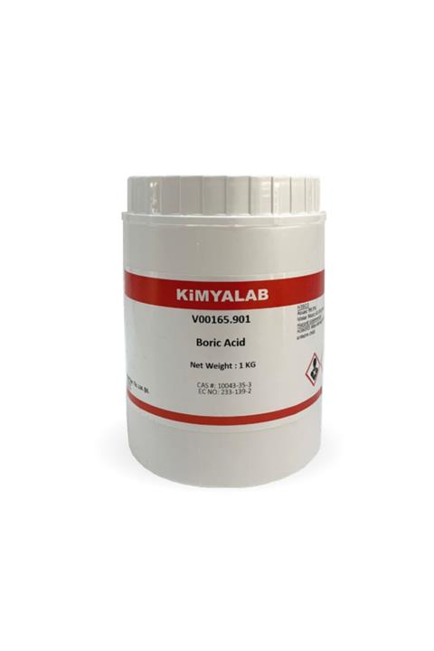 KimyaLab Borik Asit Extra Pure - %99,9 - 1 Kg - Boric Acid - H3bo3