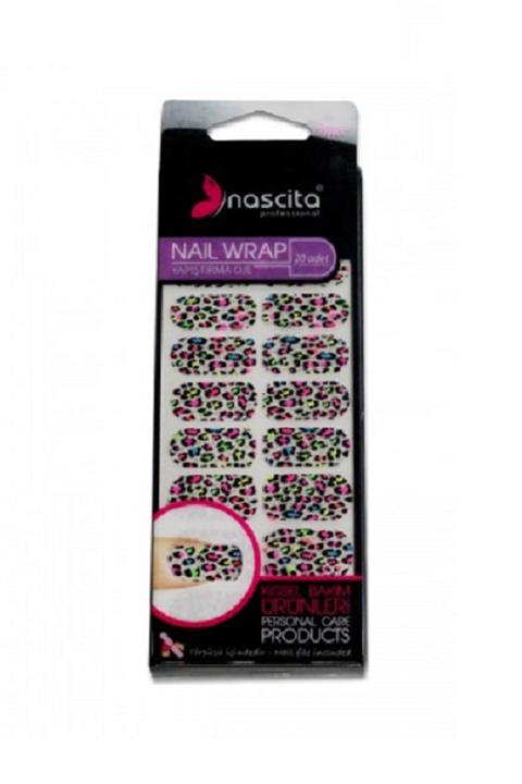 nascita 20'li Renkli Leopar Desenli Yapıştırma Oje 8680742402212