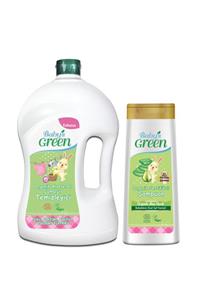 Baby's Green Organik Aloe Veralı Bebek Çamaşır Temizleyici 2 L Bebek Şampuanı 400 ml 2 Li Set