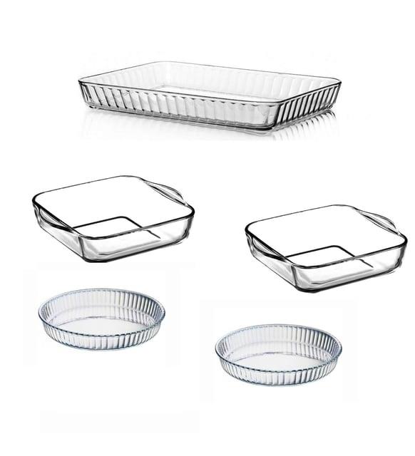 Paşabahçe Borcam Fırın Tepsisi - 5 Li Borcam Set