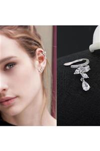 Bylin Takı Sağ Kulak Için Zirkon Taşlı Earcuff