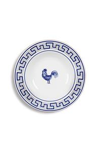 SOMEHOMEİSTANBUL Some Home Istanbul Lucky Rooster Collection Blue 23 Cm Çukur Tabak