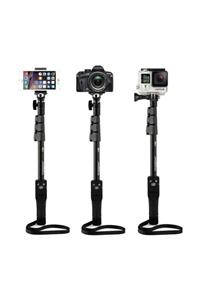 RAYLAX Telefon Fotoğraf Makinesi Tutacagı Bluetooth Monopod Uyumlu Selfie Çubuğu Tripod