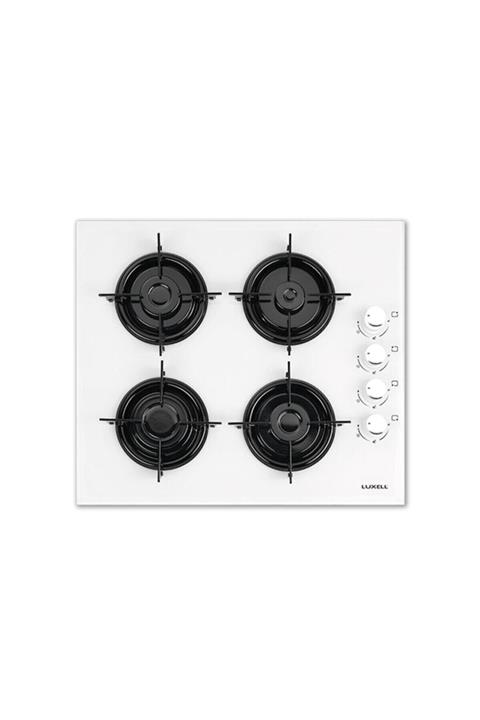 Luxell Beyaz Cam Ankastre Ocak 40tahdf