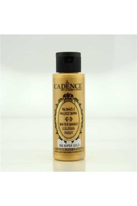 Cadence Su Bazlı Yaldız 70 ml. 108 Süper Altın