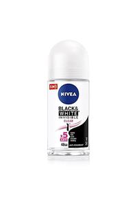 Nivea Invisible Black&white Clear Roll-on Deodorant Kadın, 50 ml