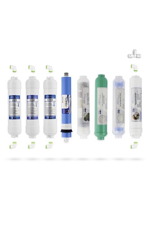 MİLSUART Kapalı Kasa Su Arıtma Cihazı 12li Filtresi Lg Membran Set
