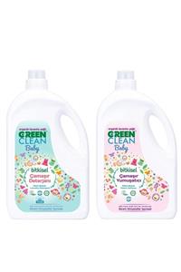 Green Clean Baby Çamaşır Deterjanı Yumuşatıcı 2,75 Lt. 2 Li Set