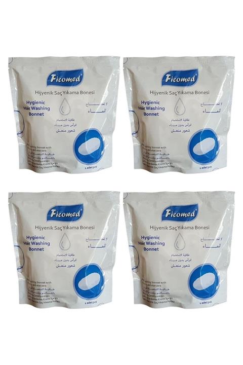 Ficomed Hijyenik Saç Yıkama Bonesi Tekli 4 Adet