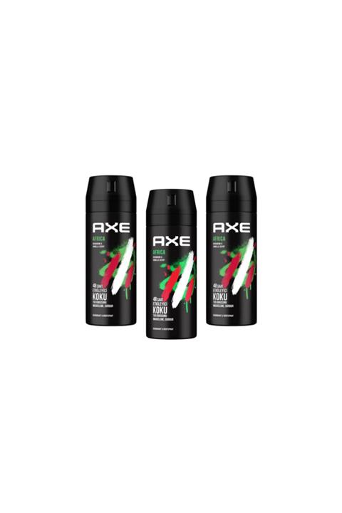 Axe Africa Geranium & Vanilla Scent Deodorant 150ml 3'lü