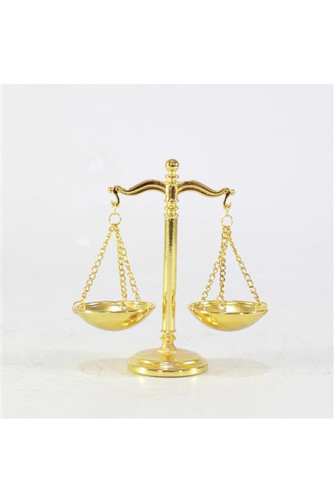 Art Online Dekoratif Gold Adalet Terazisi