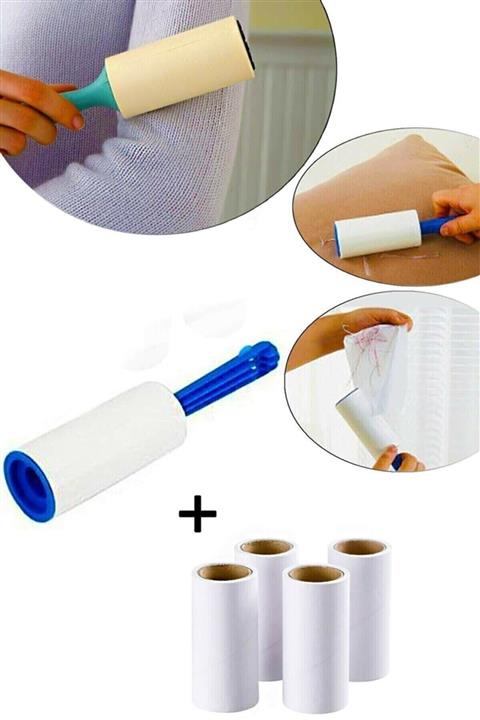 PEGA HOME Kedi Köpek Tüy Toplama Rulosu + 12 Adet Yedek Rulo