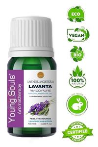 YOUNG SOULS Aromaterapi Lavanta Angustifolia Uçucu Yağ (essential Oil) % 100 Natural 10 Ml