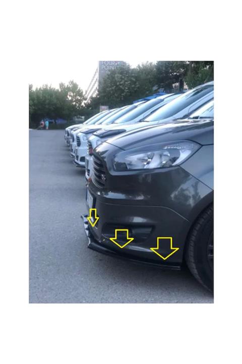 EFB Ford Tourneo Courier Ön Lip Parlak Siyah