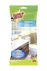 Scotch Brite Scotch Brite Islak Banyo Bezi 50'Li