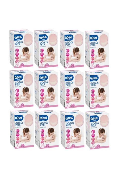 Wee Baby Baby Klasik Göğüs Pedi (30+10'Lu) 480 Adet 12 Li Set (12Pk*40)