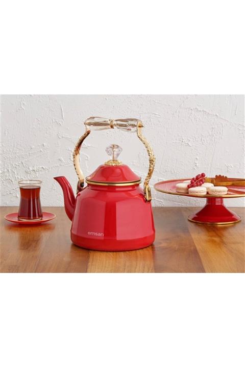 Emsan Troy Vintage Kırmızı Kettle