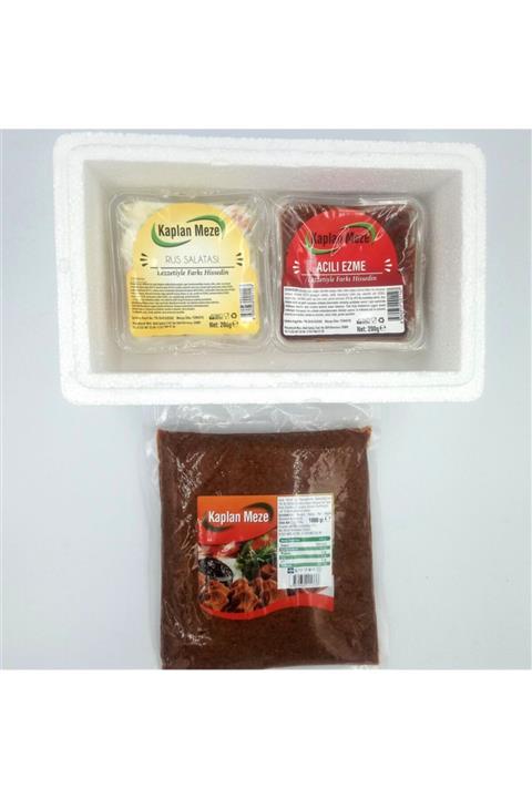 KAPLAN MEZE 4 Meze + 1 Kg Çiğköfte