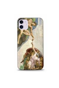 Yedekyedek Iphone 11 Uyumlu Michelangelo Creation Of Adam Şeffaf Kılıf