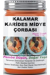 SPANA Devis'so Tekne Kaptanından Ev Yapımı Katkısız Kalamar Karides Midye Çorbası  330 gr