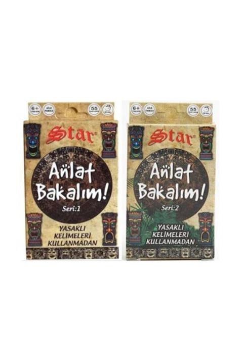Star 2'li Anlat Bakalım Oyun Kartı Seri 1 Ve Seri 2