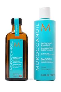 Moroccanoil Treatment Bakım Yağı 100 Ml + Smoothing Şampuan 250 Ml