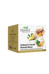 biaktar Koah Ve Aslım Için Sıvı Propolis, Bal, Zerdeçal Ve Zencefilli Macun Katkısız Ve Doğal 400gr