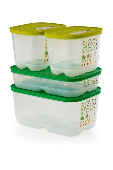 Tupperware Tupperaware Sera Buzdolabı Saklama Kabı 4'lü Set