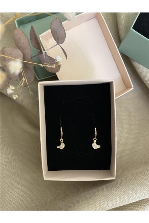 Fashion Jewelry Silver Muz Küpe