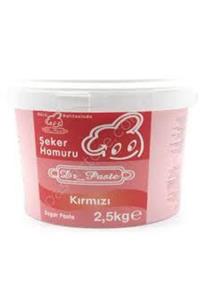 Dr.Paste Kırmızı Şeker Hamuru 2.5 kg Pasta Kek Tatlı Kaplama