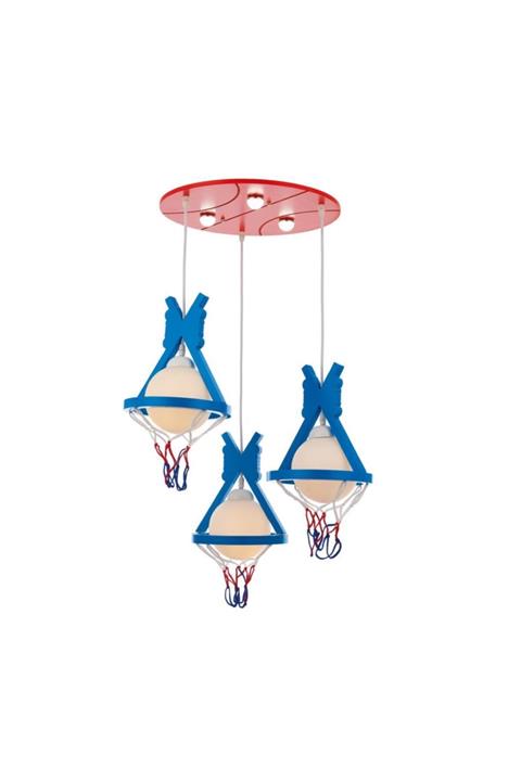 Eray Aydınlatma 5613-6 Mavi Basketbol Çocuk Odası Avize