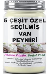 SPANA 5 Çeşit Özel Seçilmiş Van Peynirirx5adet Ev Yapımı Katkısız 330gr