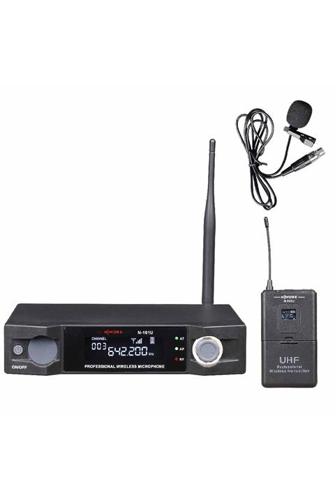 Nwork N-101 Kablosuz Uhf Tek Yaka Mikrafon