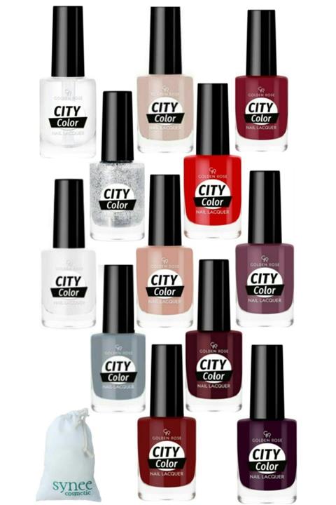 Golden Rose Synee City Color Oje 12'li Trend Set