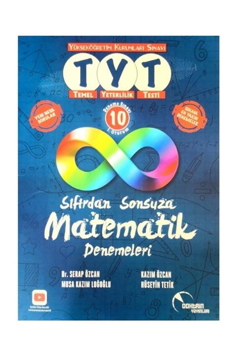Doktrin Yayınları Doktrin YKS TYT Sıfırdan Sonsuza Matematik Denemeleri 1. Oturum