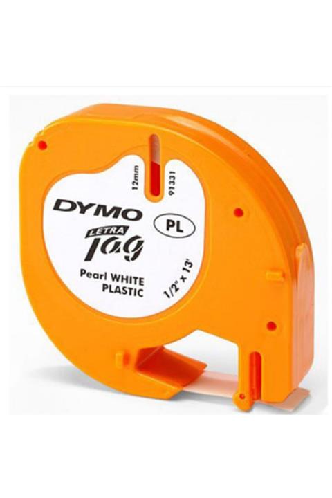 Dymo Letratag Plastik Şerit 12mm X 4mt Sarı