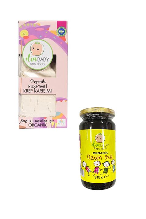 Dia Baby Organik Ruşeymli Krep Karışımı 330 Gr + Organik Bebek Üzüm Özü 315 Gr
